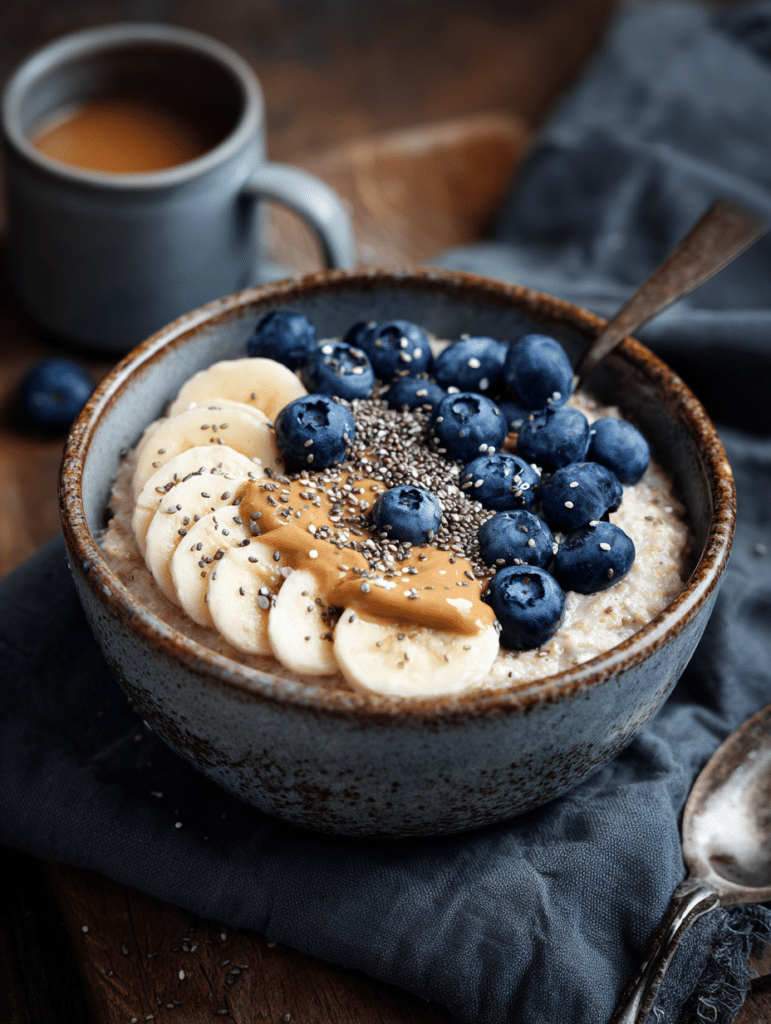 healthy oatmeal recipe with creamy homemade oatmeal