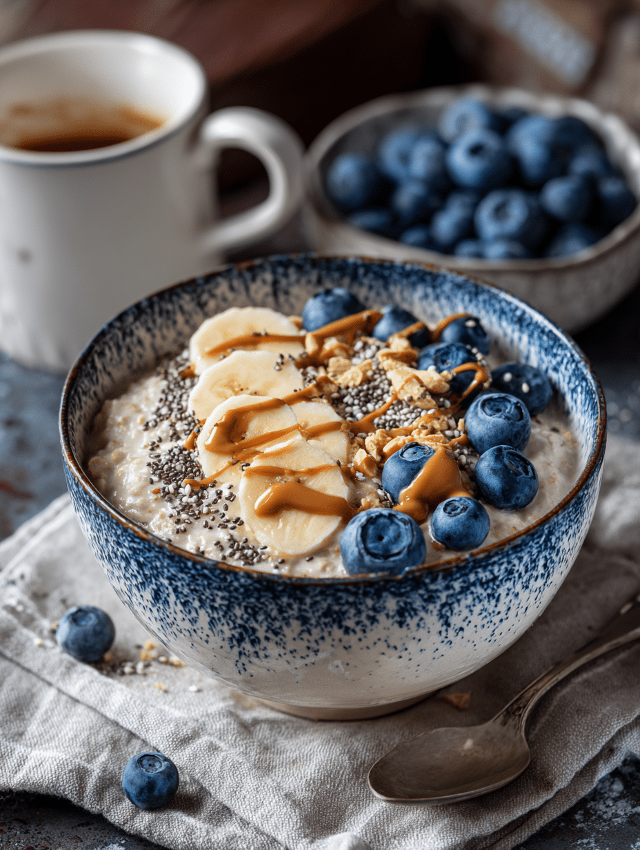 high protein oatmeal recipe with creamy protein oats
