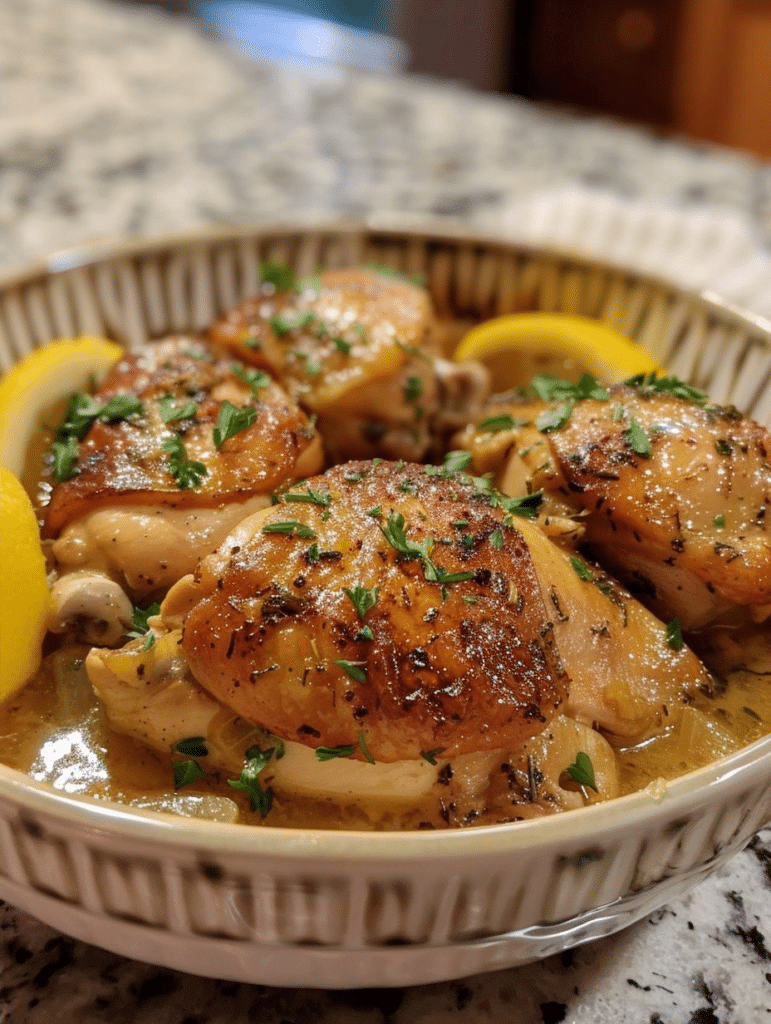 Crockpot Lemon Chicken