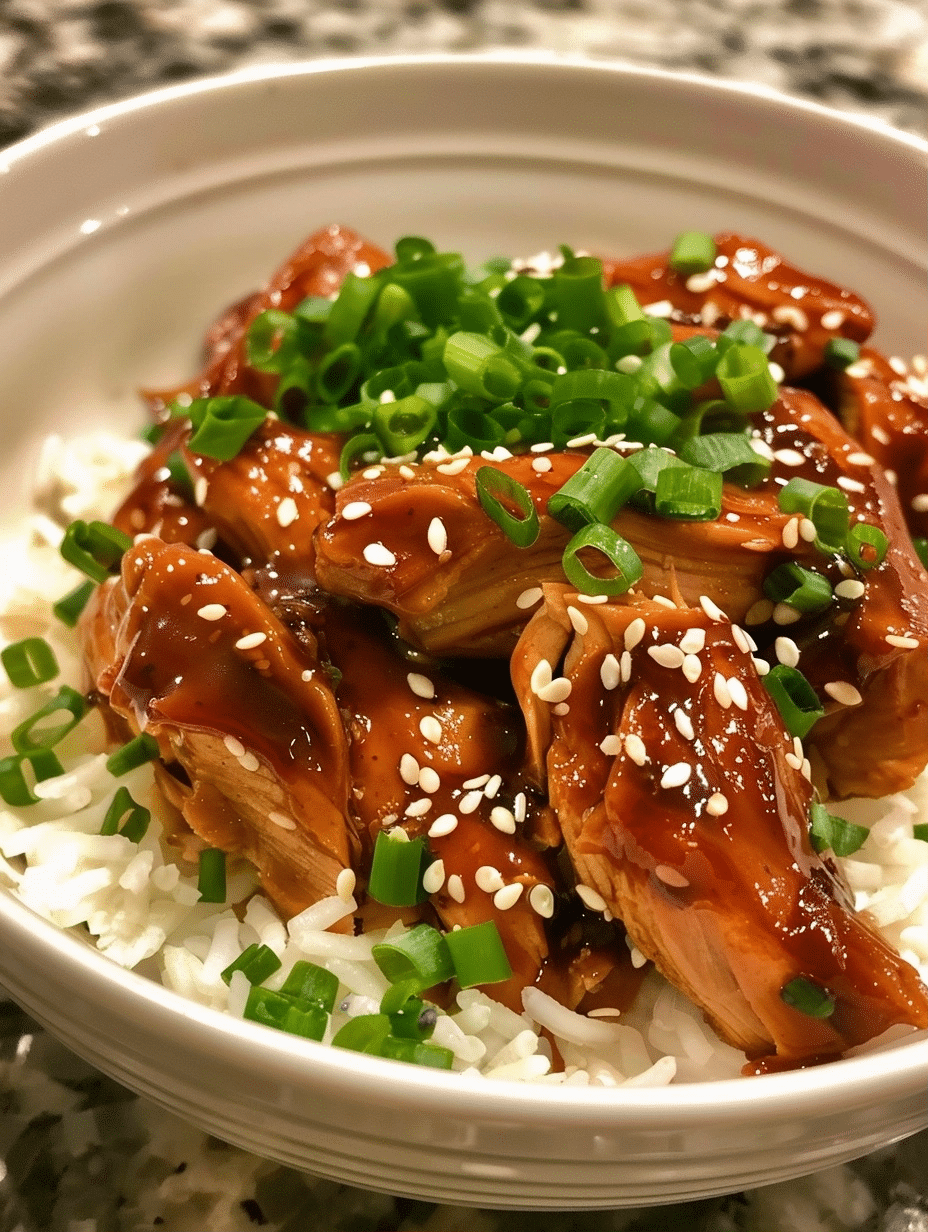 Crockpot Teriyaki Chicken