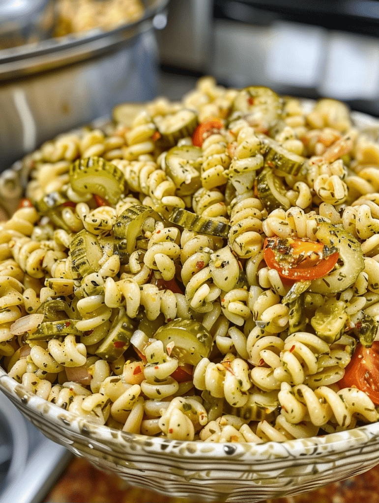 Dill Pickle Pasta Salad Recipe