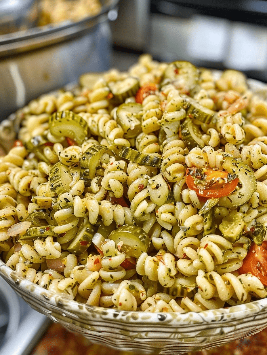 Dill Pickle Pasta Salad Recipe