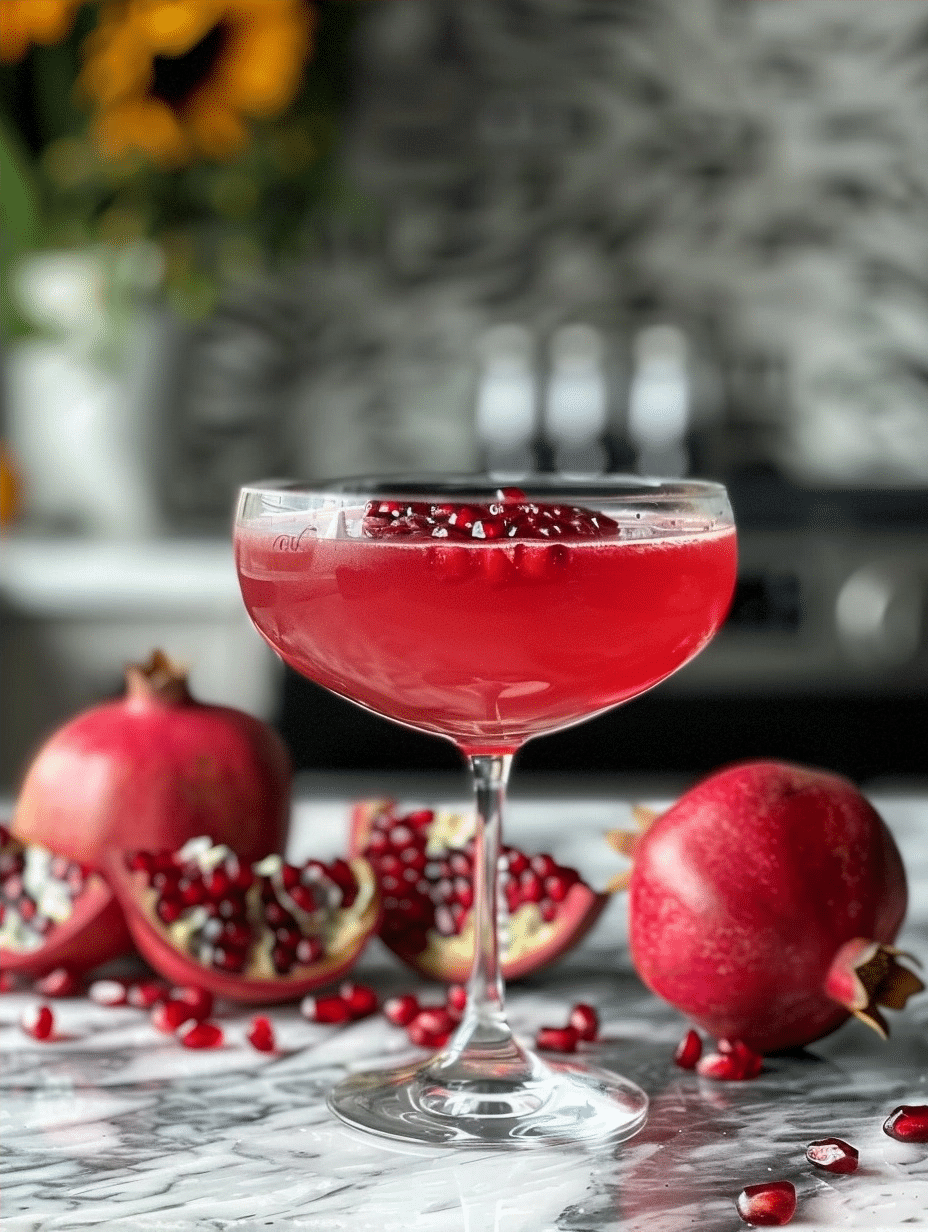 Pomegranate Mocktail: Refreshing Non-Alcoholic Drink