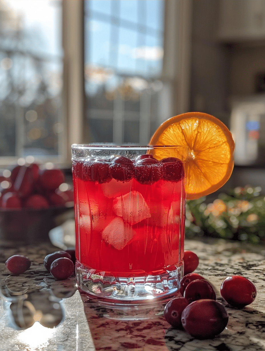 Cranberry Mocktail: Refreshing Non-Alcoholic Celebration Drink
