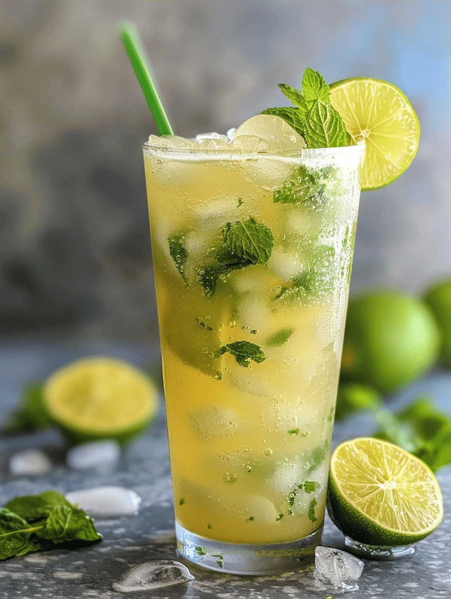 Lime Mocktails