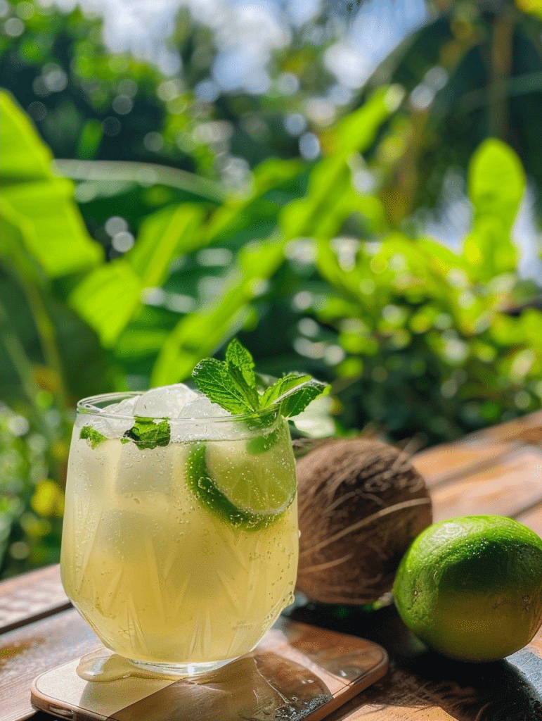 Coconut Water Mocktails: Tropical Refreshment
