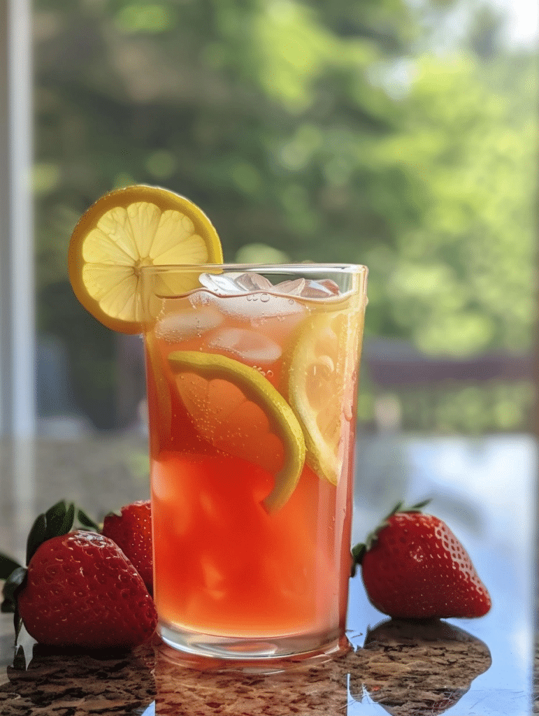 Homemade Strawberry Lemonade