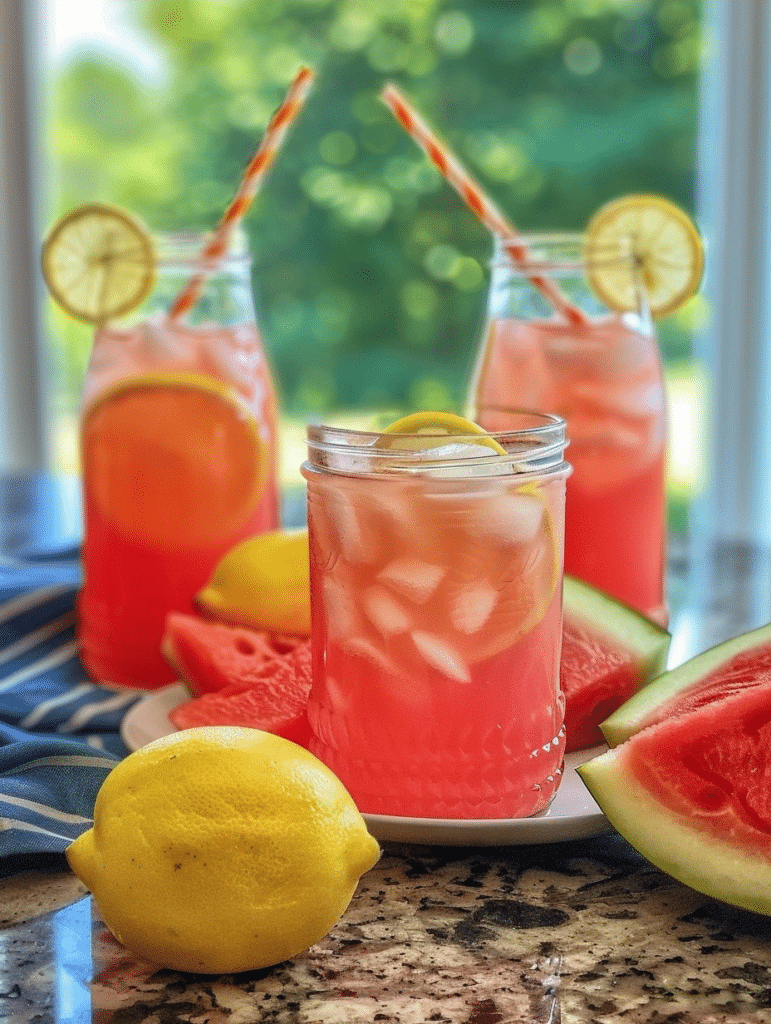 Watermelon Lemonade Recipe