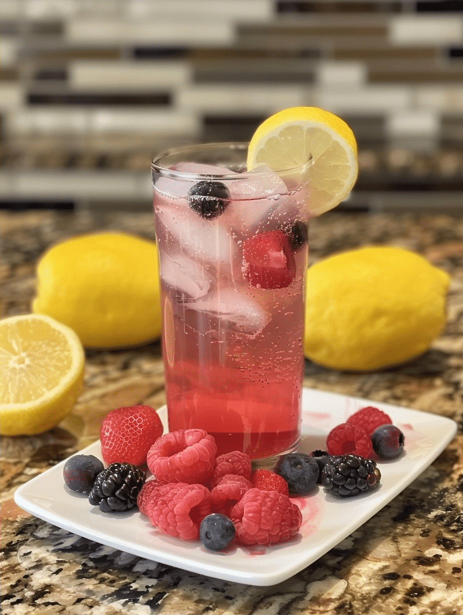 Summer Berry Lemonade Refresher