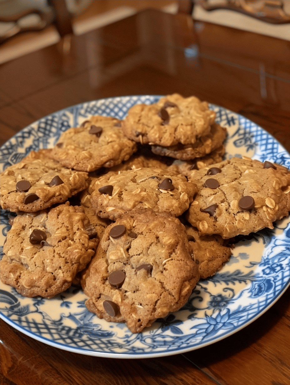 Chocolate Chip Oatmeal Cookies