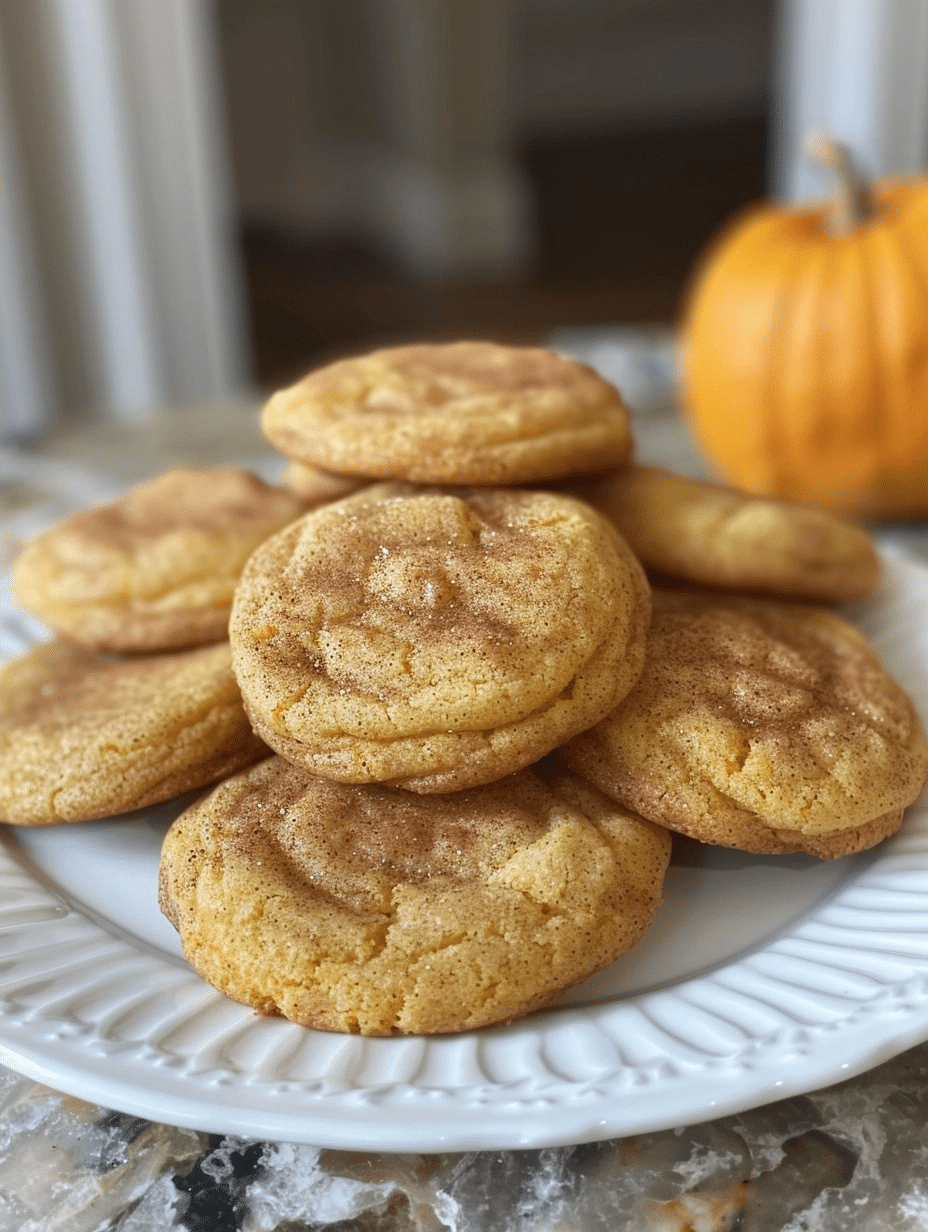 Pumpkin Snickerdoodle Cookies