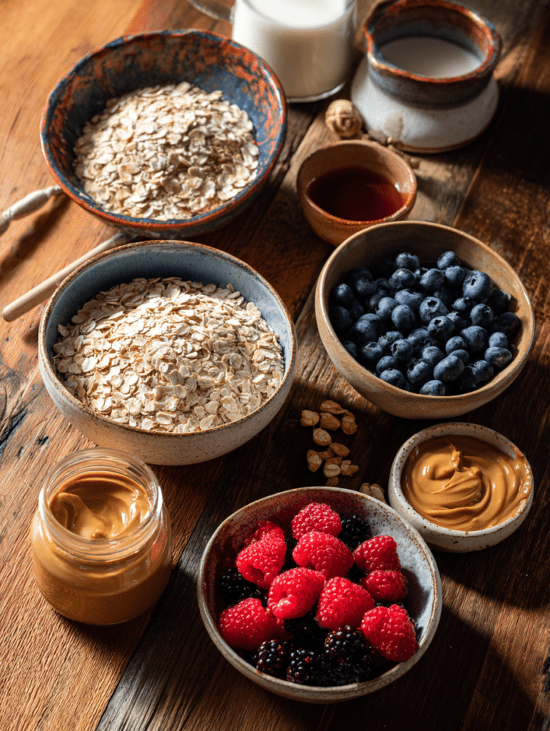 ingredients for instant pot oatmeal recipe