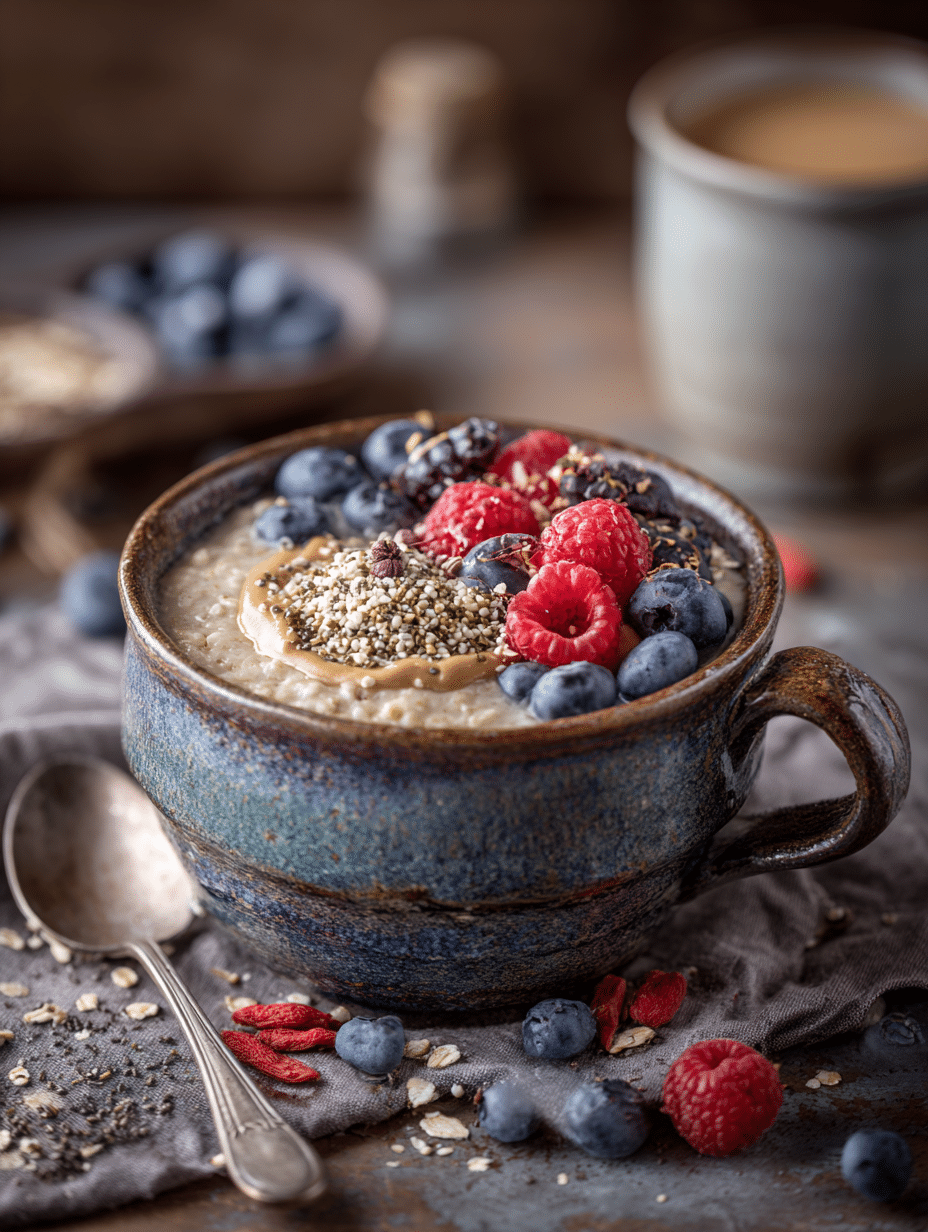 keto oatmeal recipe with creamy low carb oatmea
