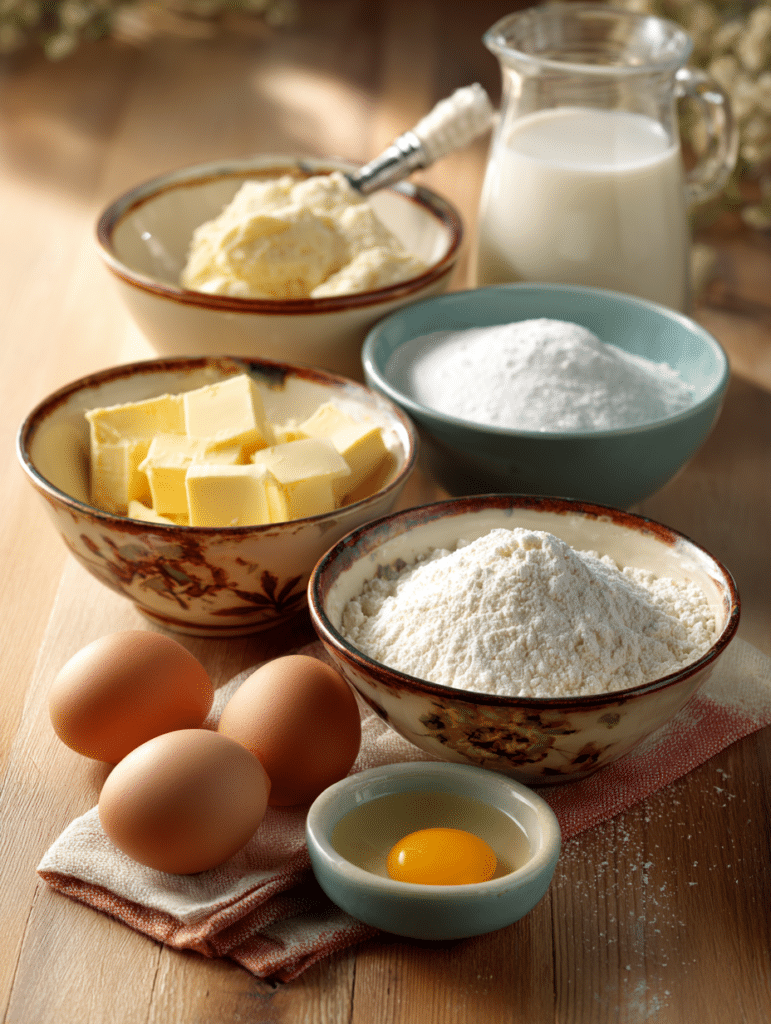 ingredients for mini cupcake recipe