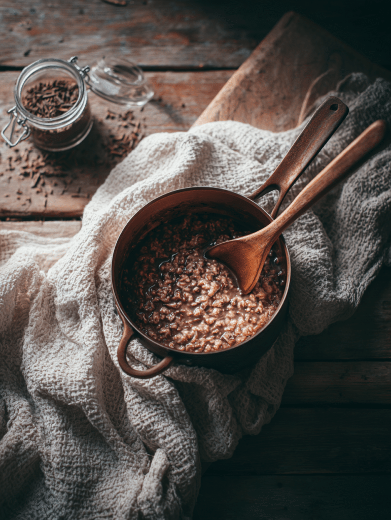 simmering chocolate oatmeal recipe