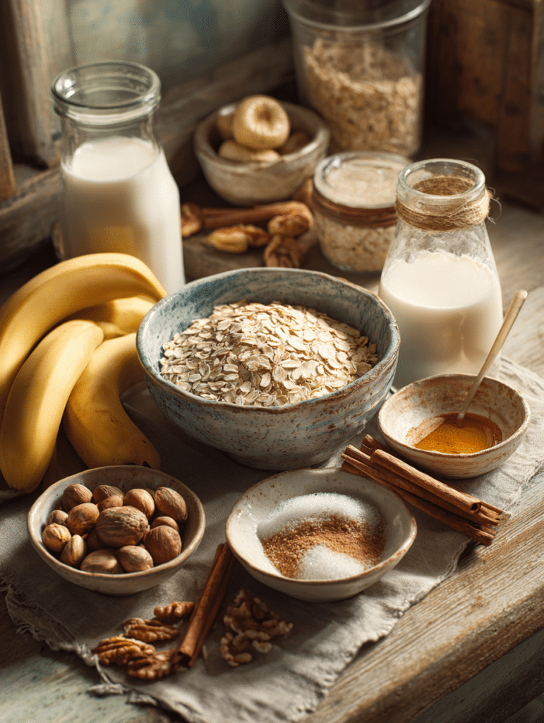 ingredients for slow cooker oatmeal recipe