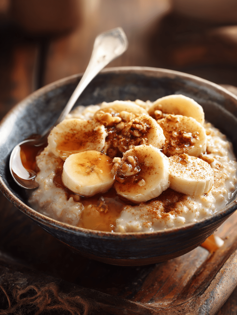 slow cooker oatmeal recipe with creamy overnight oats