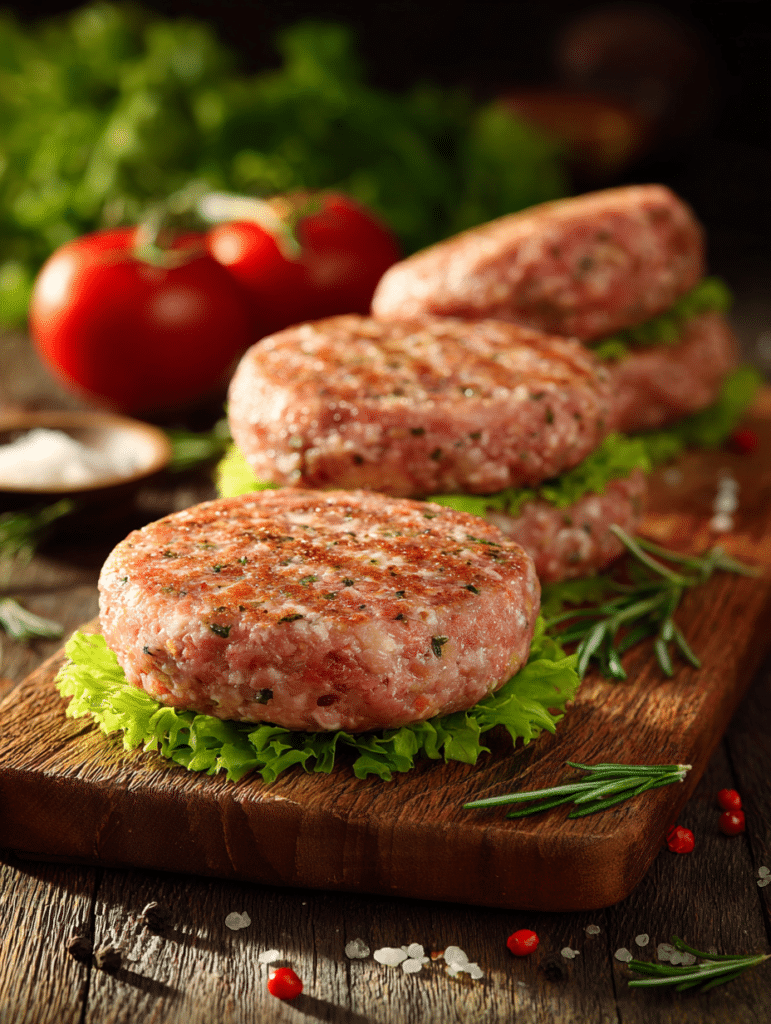 ingredients for turkey burger in air fryer recipe